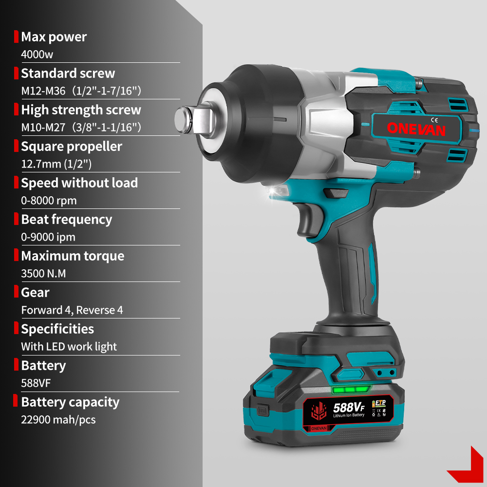 مفتاح ربط كهربائي لاسلكي بقوة  - مراجعة Torque Wrench وسعره