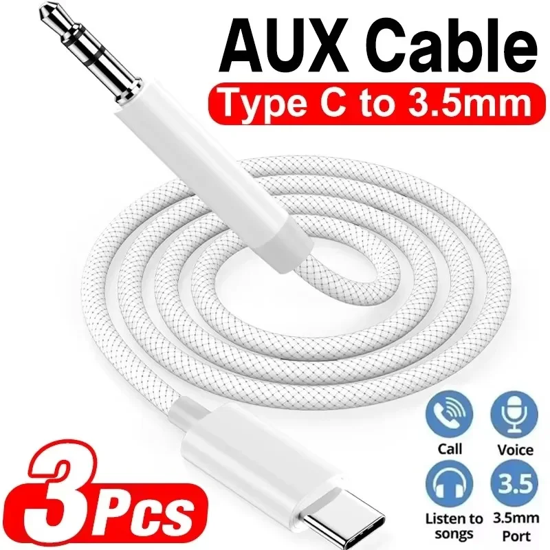 كابل صوت AUX من نوع USB-C إلى  - مراجعة Car Jack وسعره